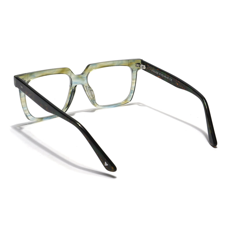 Voyage Veloura Select Light Green Square Eyeglasses for Men & Women (1133SLMG5926-C1)