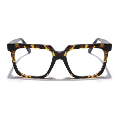 Voyage Veloura Select Brown & Yellow Square Eyeglasses for Men & Women (1133SLMG5927-C2)