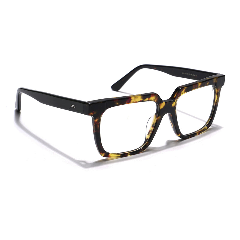 Voyage Veloura Select Brown & Yellow Square Eyeglasses for Men & Women (1133SLMG5927-C2)