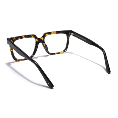 Voyage Veloura Select Brown & Yellow Square Eyeglasses for Men & Women (1133SLMG5927-C2)