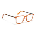 Voyage Orange Square Eyeglasses for Men & Women (116003FMG7019-C3)