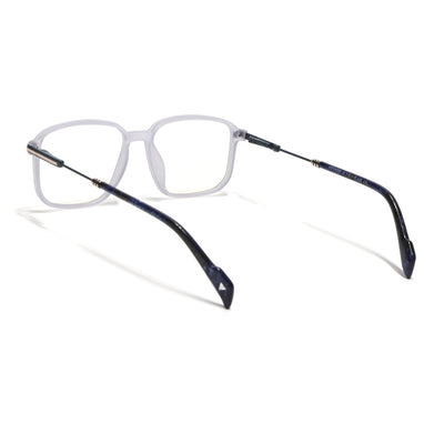 Voyage Matt Grey Square Eyeglasses for Men & Women (116006FMG7023-C2)