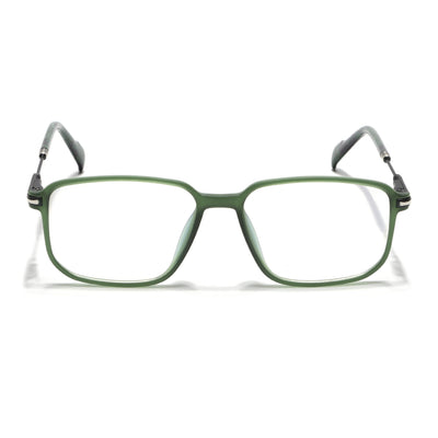 Voyage Green Square Eyeglasses for Men & Women (116006FMG7024-C3)