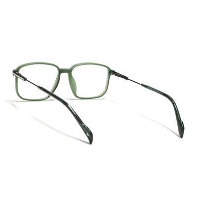 Voyage Green Square Eyeglasses for Men & Women (116006FMG7024-C3)