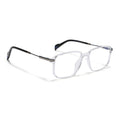 Voyage Transparent Square Eyeglasses for Men & Women (116006FMG7026-C5)