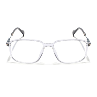 Voyage Transparent Square Eyeglasses for Men & Women (116006FMG7026-C5)