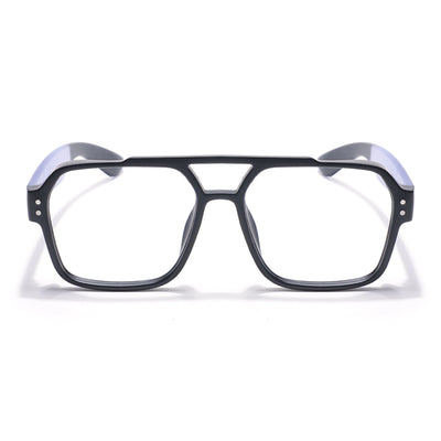 Eyejack Thunder Black Wayfarer Eyeglasses for Men & Women (1390CL576-C3)