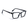 Eyejack Black Rectangle Eyeglasses for Men & Women (162002FCL2448)