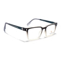 Eyejack Black & Grey Rectangle Eyeglasses for Men & Women (162002FCL2452)