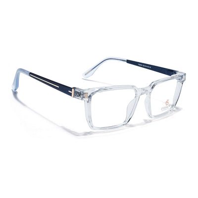 Eyejack Transparent Rectangle Eyeglasses for Men & Women (162002FCL2459)