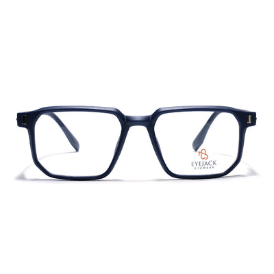 Eyejack Blue Wayfarer Eyeglasses for Men & Women (162003FCL2466)