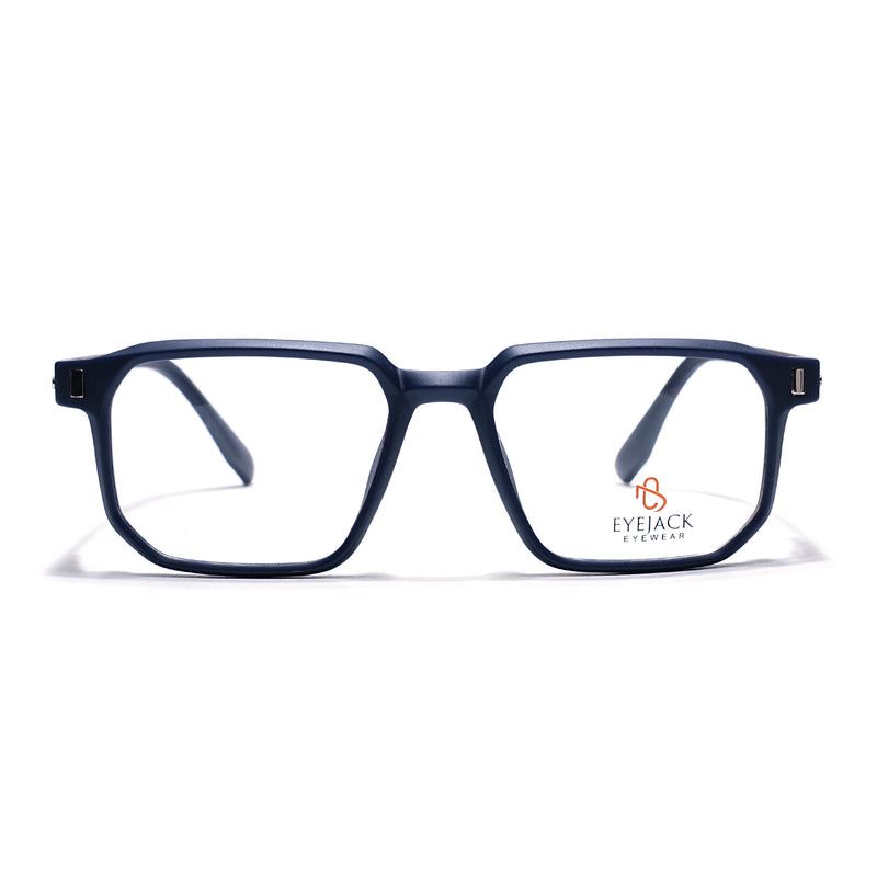 Eyejack Blue Wayfarer Eyeglasses for Men & Women (162003FCL2466)