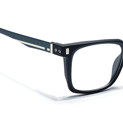 Eyejack Black Wayfarer Eyeglasses for Men & Women (162004FCL2473)