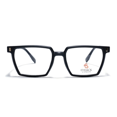 Eyejack Black Wayfarer Eyeglasses for Men & Women (162005FCL2484)