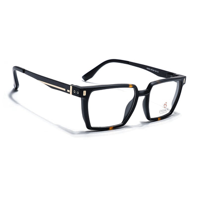 Eyejack Black & Brown Wayfarer Eyeglasses for Men & Women (162005FCL2486)