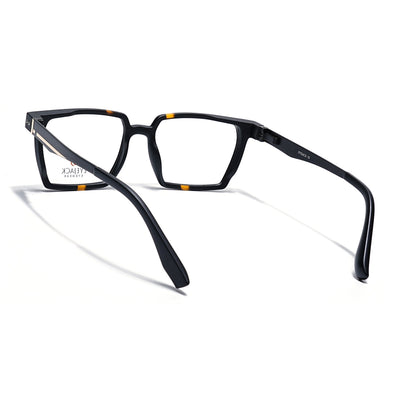 Eyejack Black & Brown Wayfarer Eyeglasses for Men & Women (162005FCL2486)