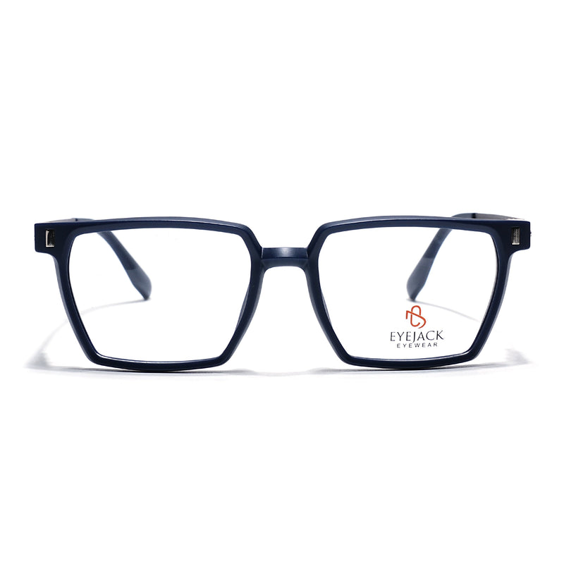 Eyejack Blue Wayfarer Eyeglasses for Men & Women (162005FCL2491)