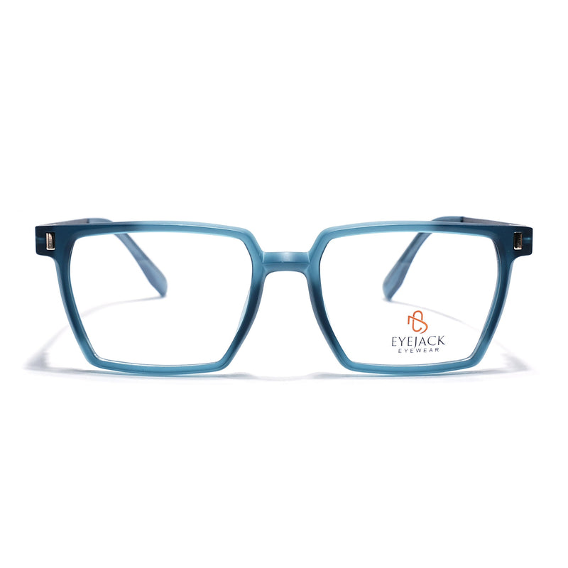 Eyejack Sea Green Wayfarer Eyeglasses for Men & Women (162005FCL2492)