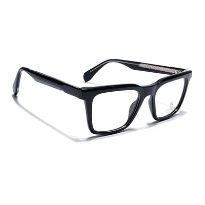 Eyejack Shine Black Wayfarer Eyeglasses for Men & Women (163005FCL2268)