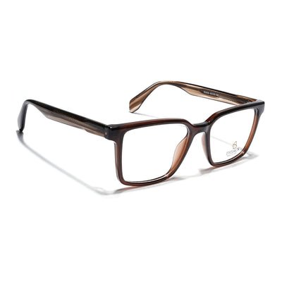 Eyejack Brown Wayfarer Eyeglasses for Men & Women (163006FCL2279)