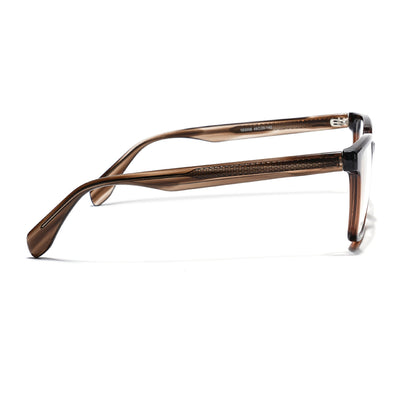 Eyejack Brown Wayfarer Eyeglasses for Men & Women (163006FCL2279)