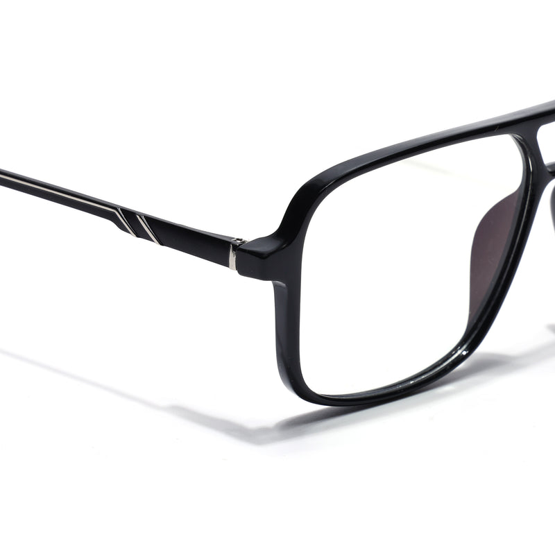 Goeye Black Wayfarer Eyeglasses for Men & Women (TR85601GE1690)