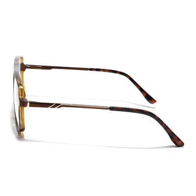 Goeye Demi Brown Wayfarer Eyeglasses for Men & Women (TR85601GE1692)