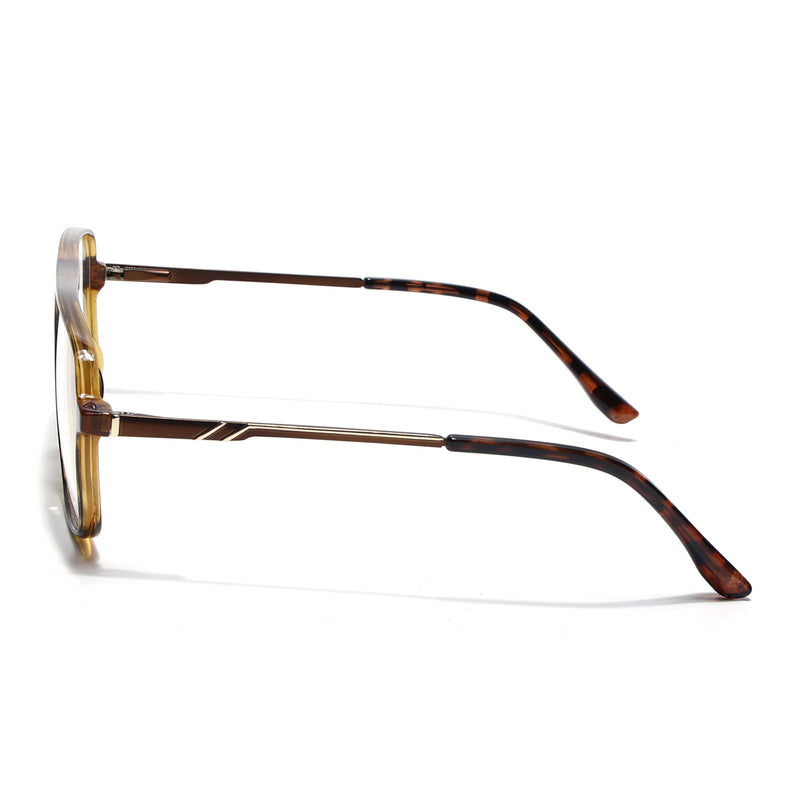 Goeye Demi Brown Wayfarer Eyeglasses for Men & Women (TR85601GE1692)