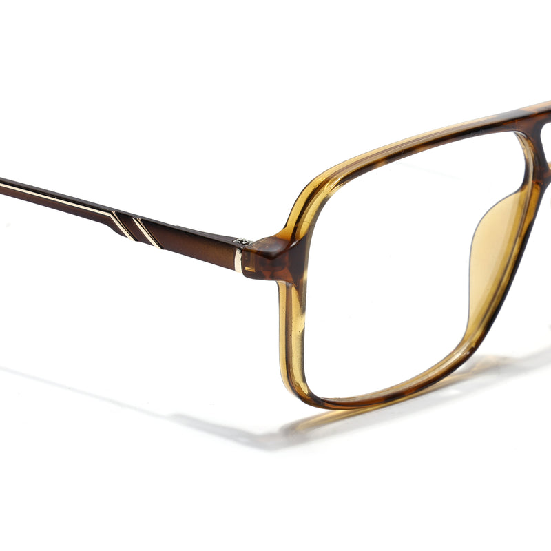 Goeye Demi Brown Wayfarer Eyeglasses for Men & Women (TR85601GE1692)
