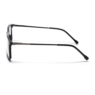 Goeye Black Rectangle Eyeglasses for Men & Women (TR85605GE1696)