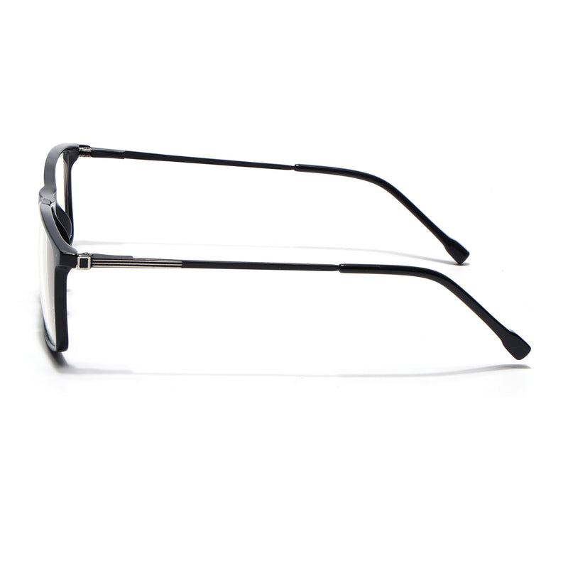 Goeye Black Rectangle Eyeglasses for Men & Women (TR85605GE1696)