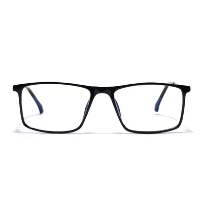Goeye Black Rectangle Eyeglasses for Men & Women (TR85605GE1696)