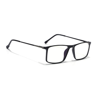 Goeye Black Rectangle Eyeglasses for Men & Women (TR85605GE1696)