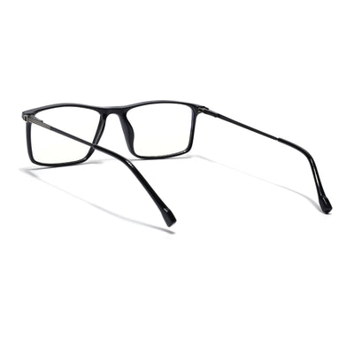 Goeye Black Rectangle Eyeglasses for Men & Women (TR85605GE1696)