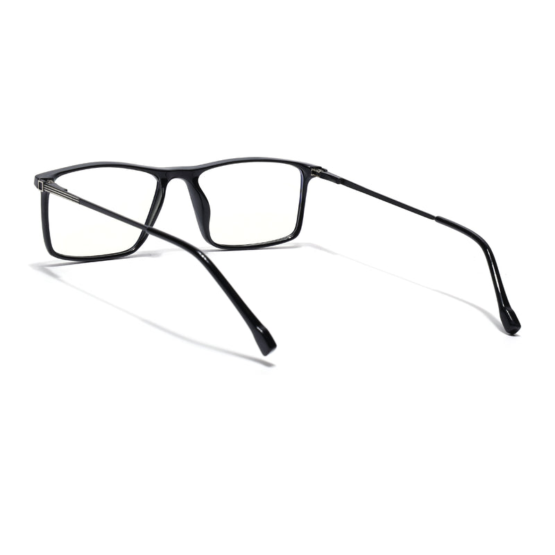 Goeye Black Rectangle Eyeglasses for Men & Women (TR85605GE1696)