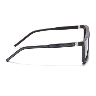 Eyejack Square Polarized Sunglasses for Men & Women (Brown Lens | Brown Frame - 17014PCL769)