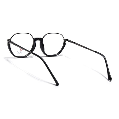 Eyejack Skyline Grey & Black Round Eyeglasses for Men & Women (170201FCL1977-C1)