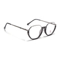 Eyejack Skyline Silver & Grey Round Eyeglasses for Men & Women (170201FCL1980-C4)