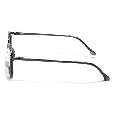 Eyejack Skyline Grey Square Eyeglasses for Men & Women (170203FCL1998-C3)