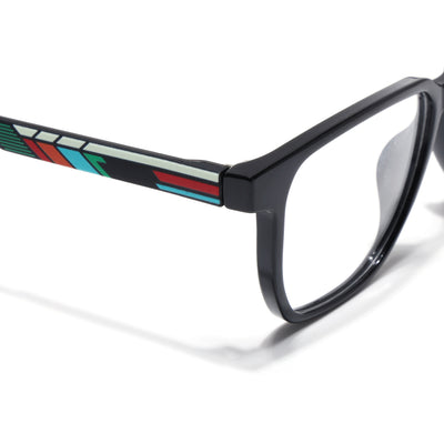 Shift | Voyage Black Wayfarer  Eyeglasses for Men & Women (176101FMG9245)