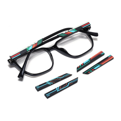 Shift | Voyage Black Wayfarer  Eyeglasses for Men & Women (176101FMG9245)