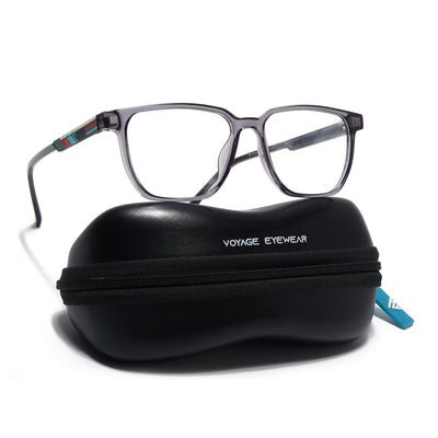 Shift | Voyage Grey Wayfarer  Eyeglasses for Men & Women (176101FMG9246)