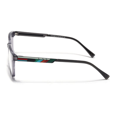 Shift | Voyage Grey Wayfarer  Eyeglasses for Men & Women (176101FMG9246)