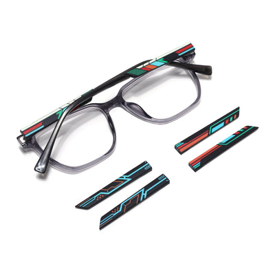 Shift | Voyage Grey Wayfarer  Eyeglasses for Men & Women (176101FMG9246)