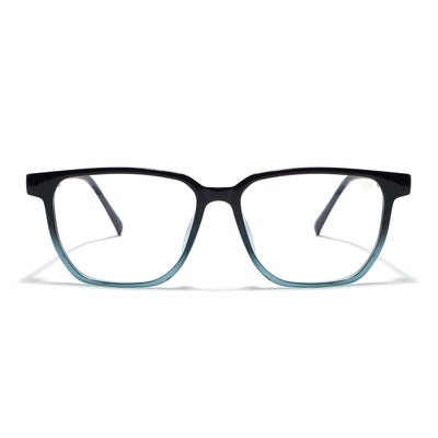 Shift | Voyage Black & Green Wayfarer  Eyeglasses for Men & Women (176101FMG9248)