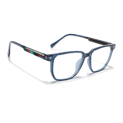 Shift | Voyage Blue Wayfarer  Eyeglasses for Men & Women (176101FMG9249)