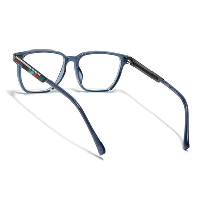 Shift | Voyage Blue Wayfarer  Eyeglasses for Men & Women (176101FMG9249)