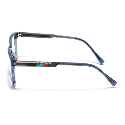 Shift | Voyage Blue Wayfarer  Eyeglasses for Men & Women (176101FMG9249)