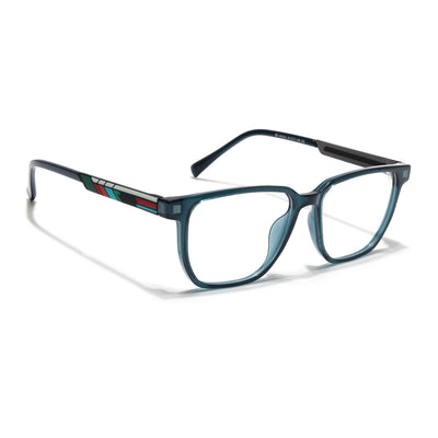 Shift | Voyage See Green Wayfarer  Eyeglasses for Men & Women (176101FMG9250)