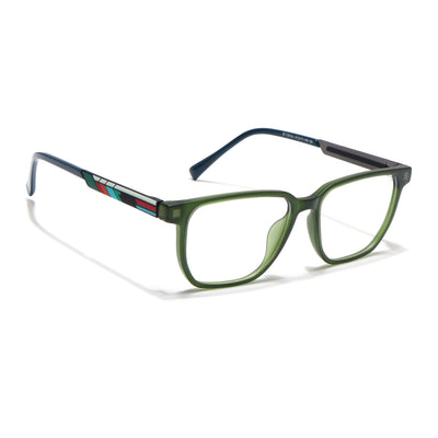 Shift | Voyage Green Wayfarer  Eyeglasses for Men & Women (176101FMG9252)